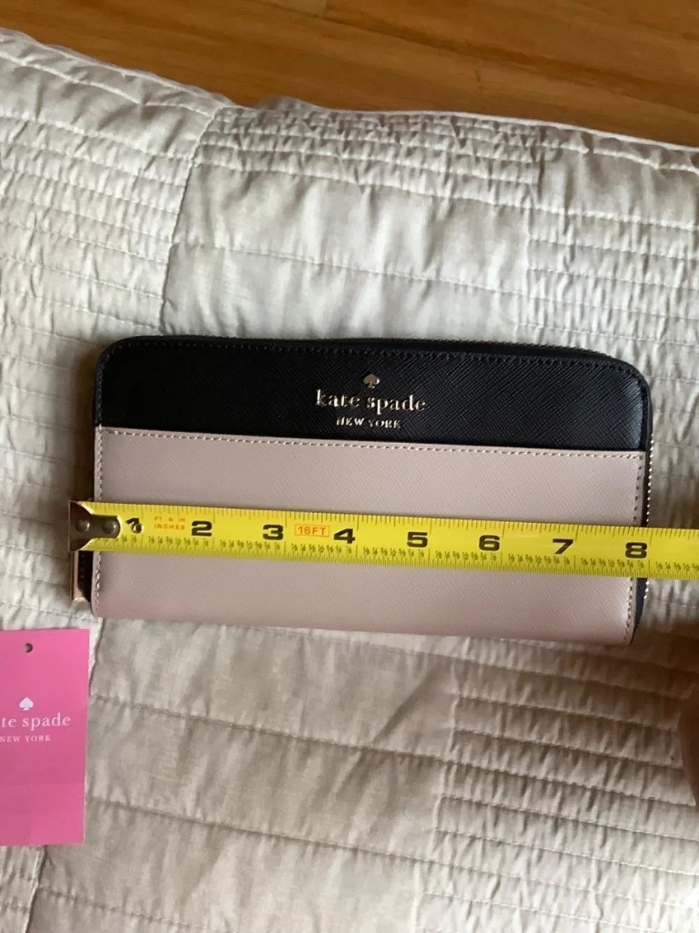 Kate Spade New York Staci Continental Leather Wallet Warm Beige Multi OS
